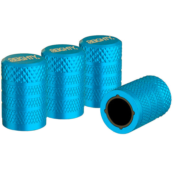 Ｋ*Ｔ様 ('23～'25)【8BL】 UPタイプ チタンドラッグブルー 80Eighty® Teal Valve Stem Caps