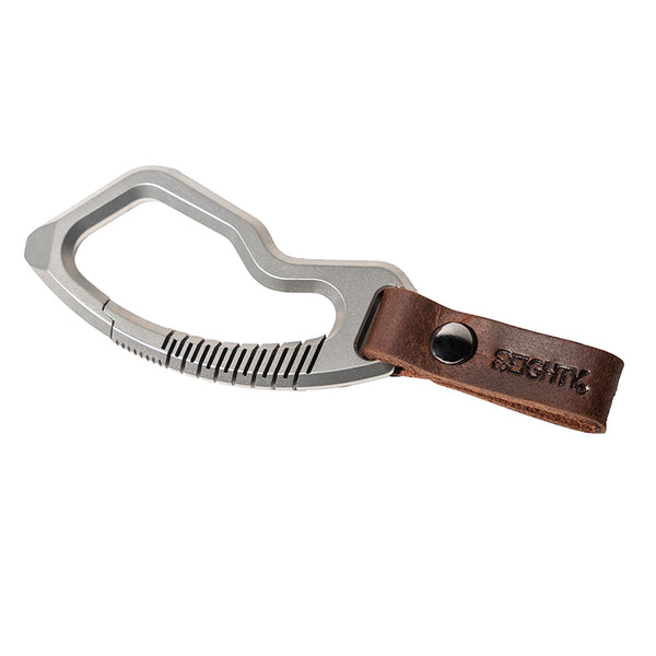 80Eighty® Titanium Carabiner Keychain